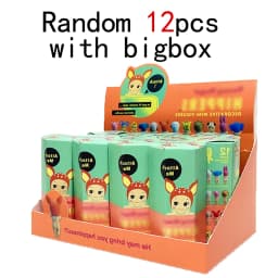 Cute Animal and Fruit Series Doll Anime Figures Blind Box 8cm Action Figure Car Ornament Children Gift Decoration