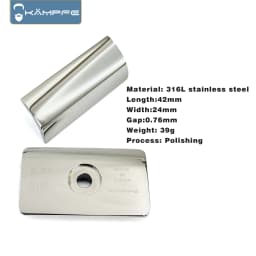 KAMPFE TC4 titanium CNC milling safety shaver head