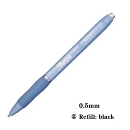 1pcs American Sharpie Press Gel Pen 0.5mm Black Ultra-fast-drying Smooth Signature Pen Cute Stationery Office Accessories Caneta