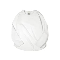 Maden Long Sleeve Basic T-Shirt for Women Round Collar Cotton Tops Loose Fit Solid Color Tees Oversized T-shirts