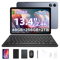 DOOGEE AORLYM P13 Pro Tablet 48GB+256GB Gemini AI 13.4" 2.4K 120Hz Display 12000mAh Large Battery UNISOC T7280 4G Dual SIM Widevine L1 Android 16 Smart Pad