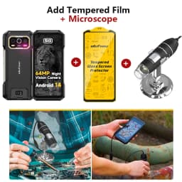 Ulefone Armor 27 Pro 5G Rugged Phone 10600mAh Smartphone Android 14 50MP+64MP Night Vision Camera Up to 24GB+256GB NFC