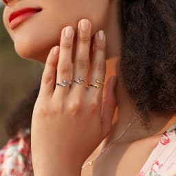 BISAER 925 Sterling Sliver Hand Hug Open Ring Heart Forever 3 Colors Rings Plated Platinum For Women Party Wedding Fine Jewelry