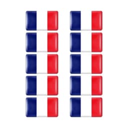 10pcs Epoxy Italy Flags Sticker Car Interior Decoration Decal for Fiat 500 Abarth Punto Panda Tipo Bravo Stilo Coupe Doblo Badge