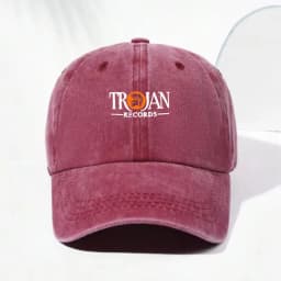 Trojan Warrior Vintage Washed Cotton Baseball Cap Distressed Retro Style Adjustable Snapback Hat Unisex Casual Streetwear Cap