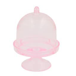 4/6/8/10CM Doll Glass Dome Display Wood Cork Bell Jar With Wooden Base Decoation Craft Table Decoation Craft