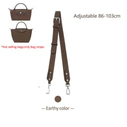 Leather Replacement Crossbody Bag Strap Fit for 2024 New Longchamp mini shoulder strap without punching modification