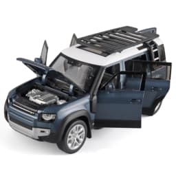 1/18 Range Land Rover Defender SUV Alloy Car Model Diecasts Metal Off-road Vehicles Car Model Sound and Light Childrens Toy Gift