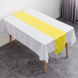 12x108 Inch Satin Wedding Table Runners for Wedding Banquet Table Decorations Bright Silk Smooth Spring Party Chair Sashes Bows