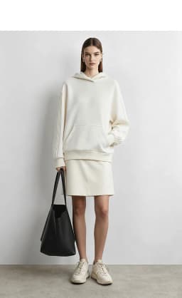 Amii Hooded Fleece Lined Sweatshirt Drop Shoulder Loose Fit Minimalist Slimming Casual Winter Women's Hoodies 12644038
