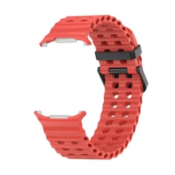 NEW Marine Silicone Strap for Samsung Watch Ultra 47mm Bracelet No Gaps Sport Two-Tone Band for Galaxy 8 Ultra Watchband Straps