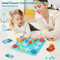 Kid Road Building Maze Game 118 Challenge Logical Thinking Montessori Educational Puzzle Toy Builder Maze Racer Board Game Gift