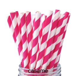 50pcs Panda Bamboo Paper Straws Birthday Party Wedding Decoration Straw Disposable Paper Drinking Straw Baby Shower