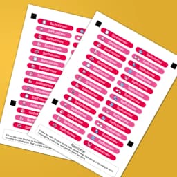 Custom Waterproof Name Labels for Kids School Supplies - Personalized Stickers for Bottles, Books & Lunch Boxes, Durable Design