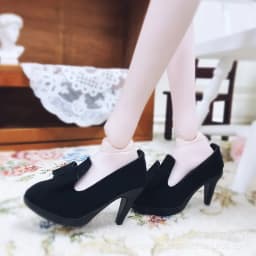 60CM BJD Doll Shoes PU Leather Singles 1/3 BJD Leather Single Shoes Leather Sandles Doll Accessories for 60cm Doll