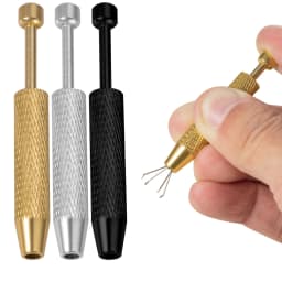 1/3pcs 4 Claws Ball Bead Holder Pick-up Tool Prong Tweezers Catcher Grabbers Piercing Jewelry Top Unscrew Tighten Grasping Tools