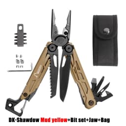 DAKOYU-Multi-functional Swiss Tool with Whistle, Outdoor Pliers, DKShadow Available In Multiple Colors, Outdoor Camping Equipmen
