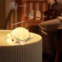 Led Turtle Night Light Cute Silicone Animal Cartoon Soft Lamp Touch Nightlight Children Sleep Light Room Bedside Decoration Gift