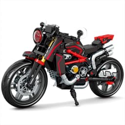 Motorcycle Building Blocks Set, Racing Superbike Model, DIY Assembly Collectible Moto Toy, Christmas Gift