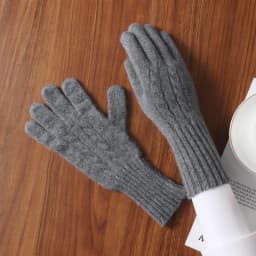 100% Wool Knitted Gloves Autumn/Winter Warm Gloves Classic Design Long Wrist Guard Mittens Classic Solid Color Cashmere Gloves