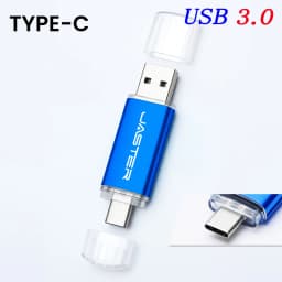 USB-C Pen Drive 128GB TYPE-C USB 3.0 Flash Drive 64GB Colorful USB3.0 Memory Stick High Speed Pendrive 32GB Blue Red Green Black