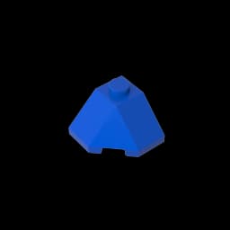 Gobricks GDS-802 ROOF TILE 2X2X1 45 DEGR.-BOT.45DEGR. compatible with lego 13548 children's DIY Educational Building Blocks Tech