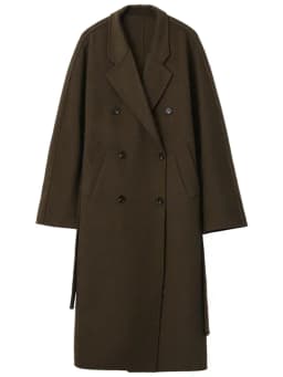 CHIC VEN Women Long Double-sided Woolen Coats Retro Loose Female Overcoat Double Breasted Ladies Windbreak Autumn Winter 2026