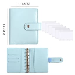 2023 New A7 Budget Binder Cash Envelopes for Money Saving Organizer with Zipper Pockets, Budget Sheets and Self-adhesive Labels