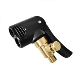 2-in-1 Deflated Schrader/Presta Valve Adapter Portable Tire Air Pump Nozzle Hose Tire Inflator Chuck Inflatable Pump Connector