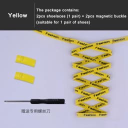 Magnetic Shoelaces Without ties Elastic No tie Shoe laces for Sneakers Lazy Shoelace Magnetic Lock One Size Fits All Kids Adult