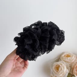 New Elegant Fabric Large Bubble Hair Clip for Womans Sense of Luxury Ponytail Shark Clip Fashion Girl Hair Clamp Hair Accessori