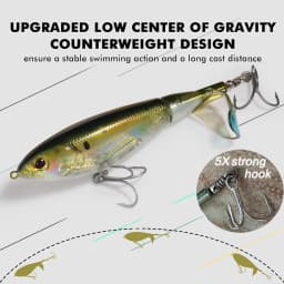 Propeller Plopper Chopp 20g 27g Bait 5X Strong Hook Swimbait Pesca Spin Wobbler Spinnerbait Fishing Topwater Crankbait Lure Kit