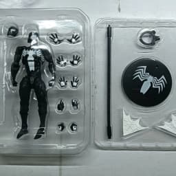 Spider Man Venom Symbiote Action Figure Movable Joints Collectible Model Desktop Decoration For Adult Hobby Display