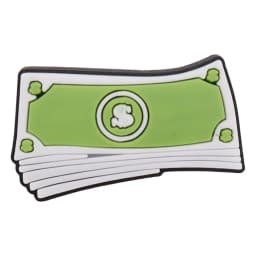 Good Quality 1-25pcs PVC Shoe Charms Money Banknote USD Symbol Purse Accessories DIY Shoes Ornaments Fit Wristbands Kids Gift