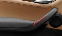 For BMW X1 E84 2010-2016 Car Inner door Panel handle Left Right Cover Interior Door Armrest Pull Trim Cover Beige Black