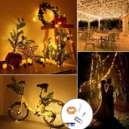 5M/10M/20M/30M USB 8Modes Remote Copper Wire LED Waterproof String Fairy Light for Xmas Party New Year Christmas Decoration