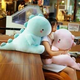 25~60CM Ultra Soft Dinosaur Plush Toy Down Cotton Kawaii Dino Plushie Peluche Animal Dolls Pillow Party Prop Decor Kids Gift