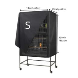 New Bird Cage Cover Washable Good Night Bird Cage Waterproof Aviary for Parrot Cage Pet Dust Covers Oxford Cloth Hood