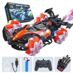 Colorful Lights Spray Stunt Racing 4WD Shift 2.4G Wireless Gesture Induction Racing Race Remote Control Toy Car