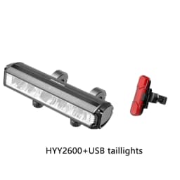 OFFBONDAGE Bicycle Light Front 2600Lumen Bike Light 8000mAh Waterproof Flashlight USB Charging MTB Road Cycling Lamp Accessories
