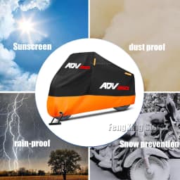 Motorcycle Cover UV Protective Dustproof Snowproof Outdoors Rain Motorcycle Waterproof Cover For Honda ADV350 ADV 350 ADV150