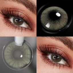 VISUASHOW Aurora Small Pupil Colored Contact Lenses 14.2mm Yearly Disposable Korea Design Natural Prescription Myopia Wholesale
