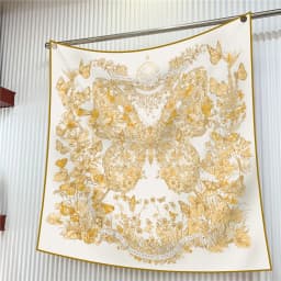 Silk Scarf Women Trees Printed Square Scarves Head Echarpes Silk Foulards Femme Wraps Beach Shawls Bandana Lady Hijabs 90CM
