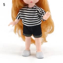 16cm Doll Clothes High-end Dress Up Mini Cute Dolls Skirt Suit Jeans Pants T-shirt Skirt Suit Kids Gift Toy DIY Doll Accessories