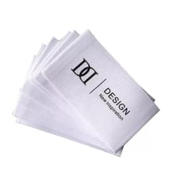 Custom Garment Cotton Labels Washable Polyester Label Customized Cotton Tags Clothing Printed Labels With LOGO