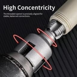 1Pcs Pipe Thread Cutting Tool Integrated Internal & External Pipe Threading Tool Electric Drill Compatible PVC Pipe Threader Kit