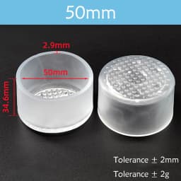 Transparent Rectangle 15-40mm Round 10-76mm Oval Chair Leg Caps Clear PVC Non-Slip Furniture Table Cover Feet Sock Protector Pad