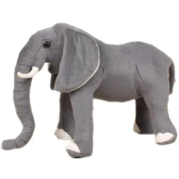 Simulation 1PC 40/60cm Infant Appease Elephant Playmate Calm Doll Appease Toys Standing Elephant Plush Toys Stuffed Toy