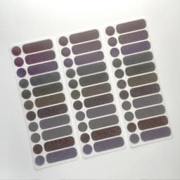 3sheets Ins Simple Solid Color Label Dot Sticker Planner Handbook DIY Basic Decoration Handmade Scrapbooking Supplies