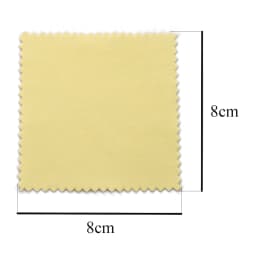 10*6.5cm/8*8cm 50pcs Silver Clean Polishing Cloth Soft Clean Wipe Wiping Cloth For Necklaces Rings Jewelry Clean Tool